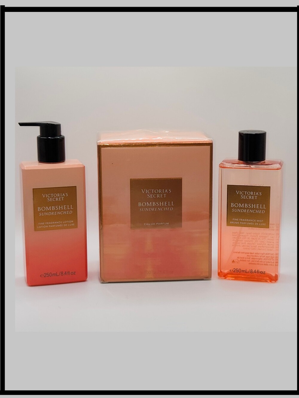 Victoria's Secret Bombshell Sundrenched Fragrance Set New!